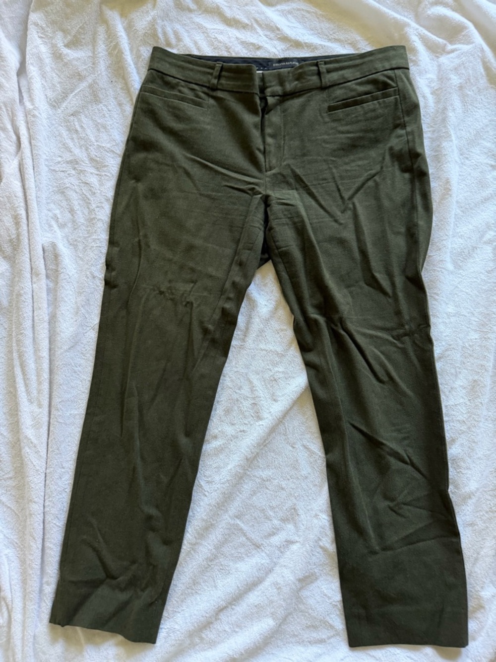 Banana Republic Women’s Dark Olive Dress Pants